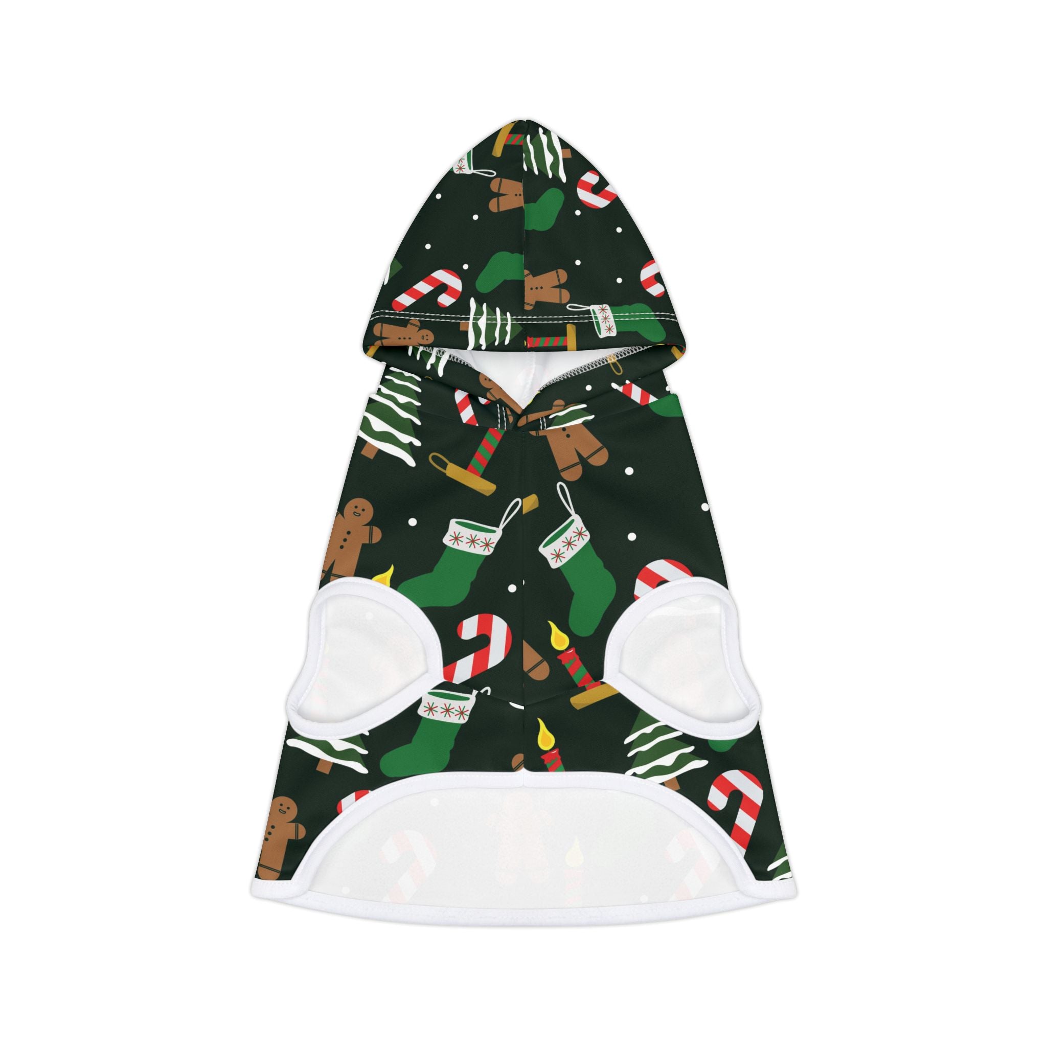 Candy cane pattern Dog/Cat Hoodie