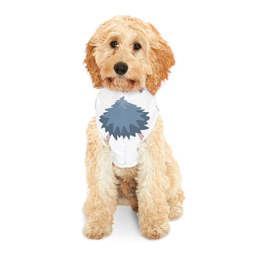 Tree pattern Dog Hoodie