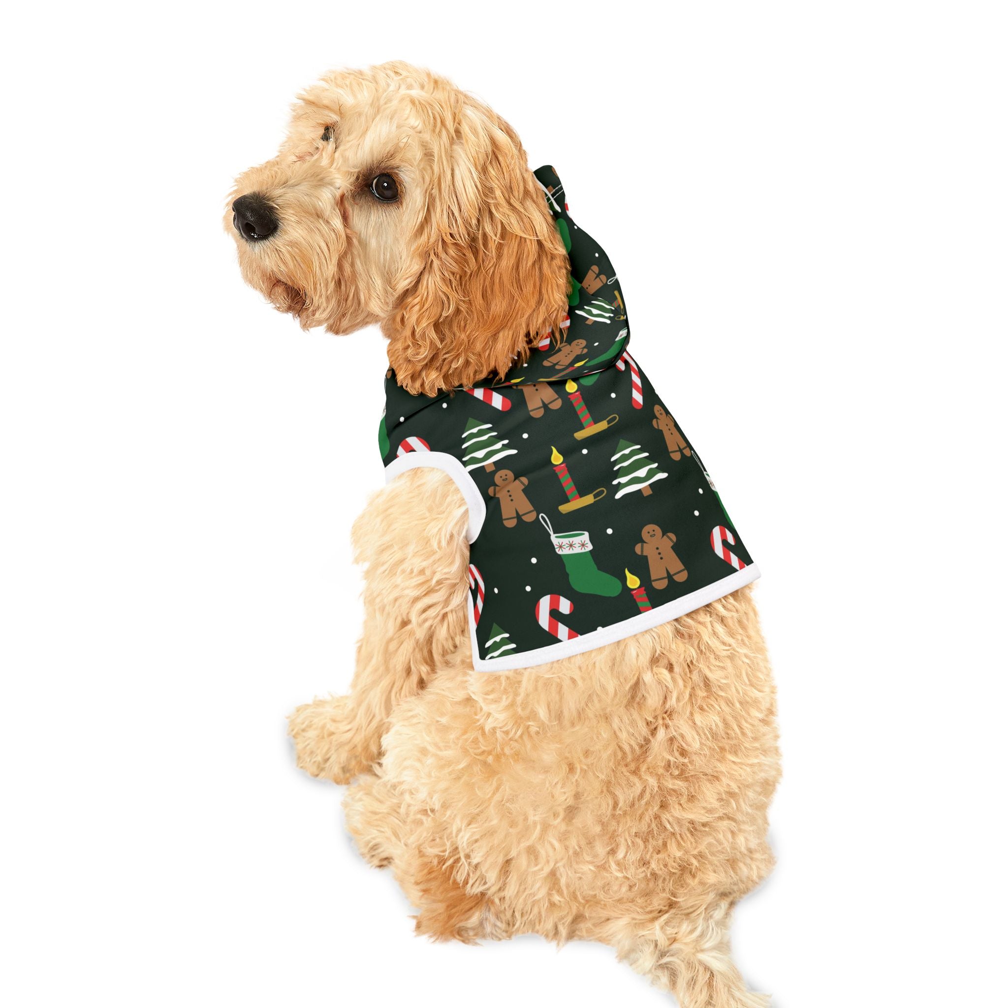 Candy cane pattern Dog/Cat Hoodie