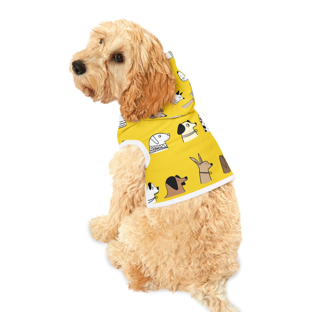 Puppy pattern Dog Hoodie